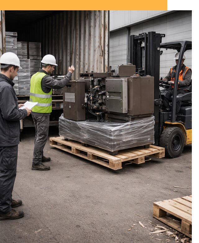 Доставка промышленного оборудования из Европы от 45491