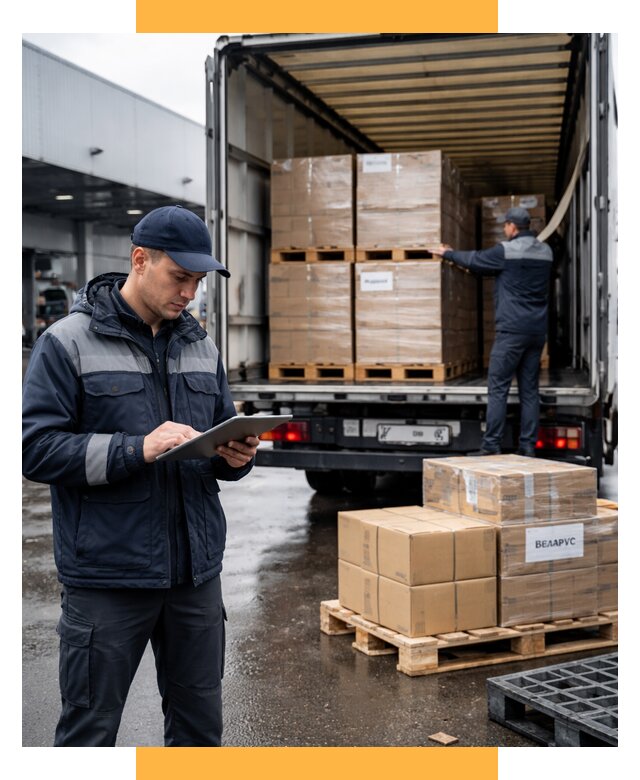 Доставка грузов из Беларуси от 15164 р. логистика СетСервис-Мир