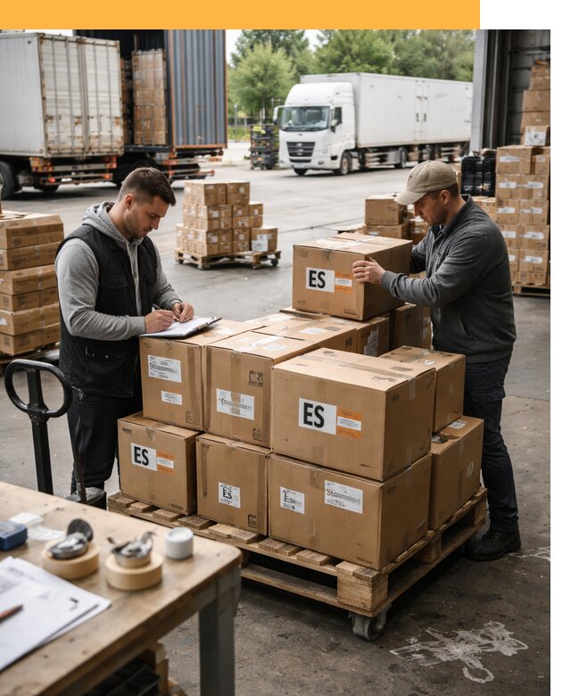 Доставка грузов в Испанию автотранспортом от 35382 руб