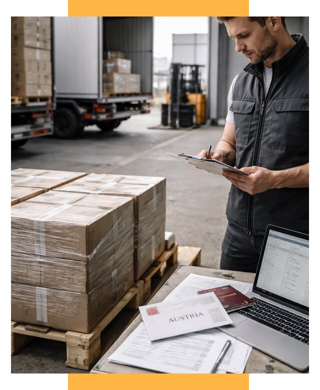 Доставка в Австрию от 65709 р. Логистика и экспорт СетСервис-Мир