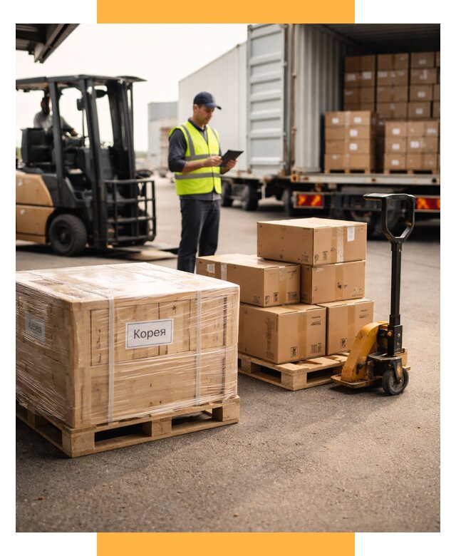 Доставка грузов в Корею из России от 35382 р. | СетСервис-Мир