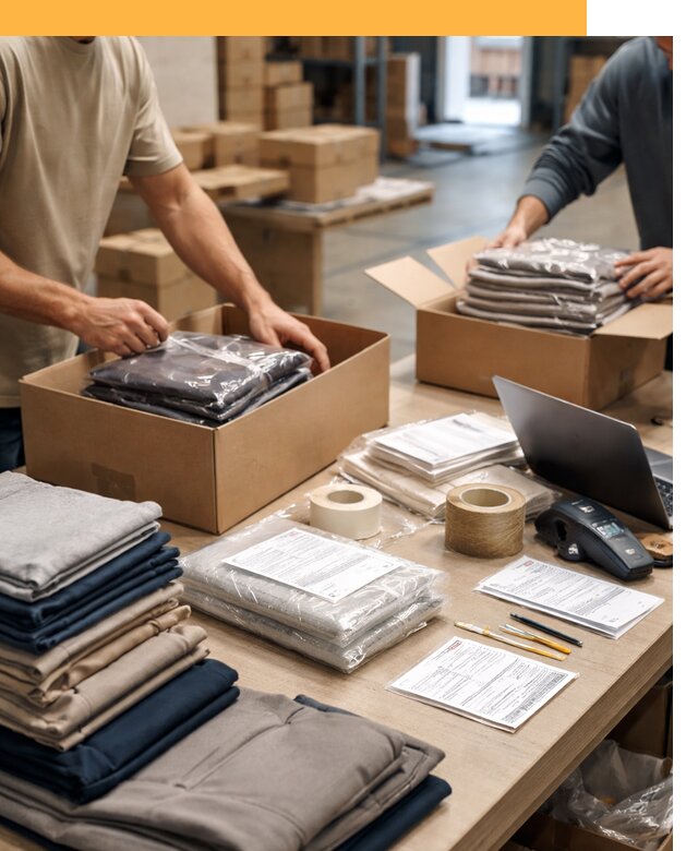 Перевозка одежды по миру от 7582 руб. с таможенным оформлением