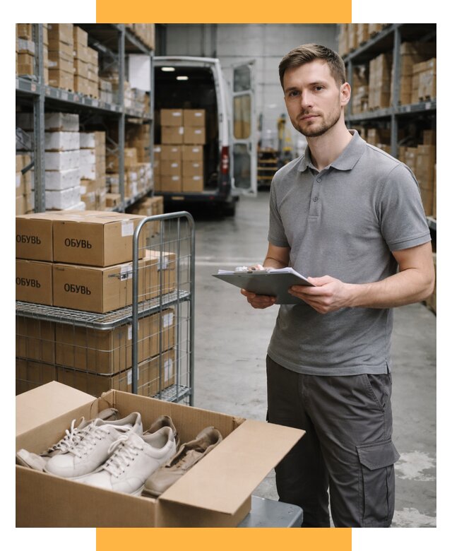 Доставка обуви из Китая и Турции от 4549 р. СетСервис-Мир