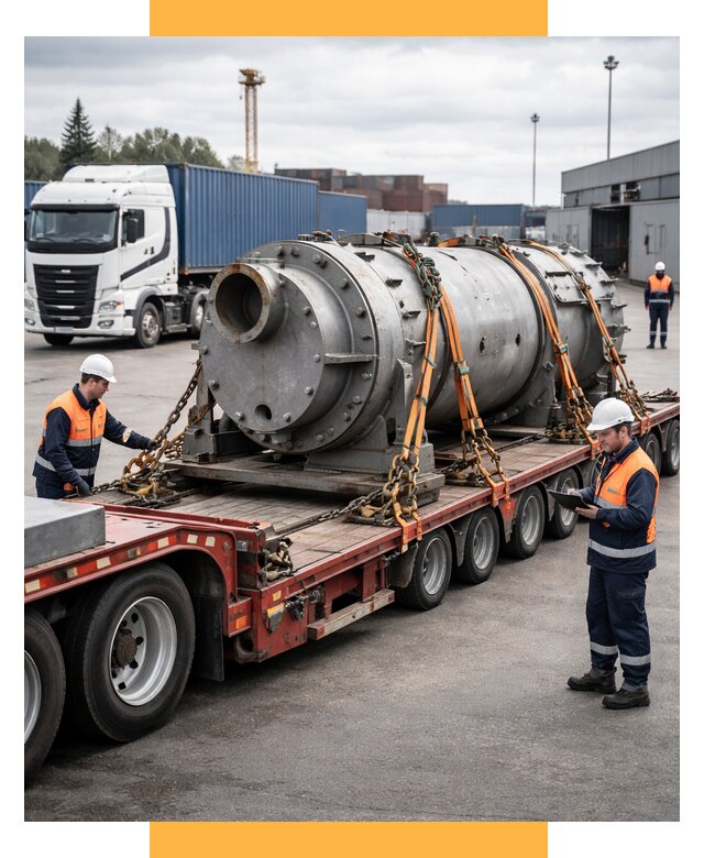 Перевозка тяжеловесных грузов под ключ от 151635 р. | СетСервис-Мир