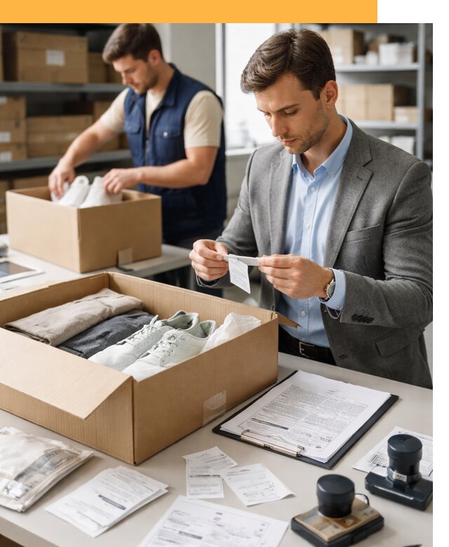 Таможенное оформление одежды и обуви по выгодной цене от 6571 руб