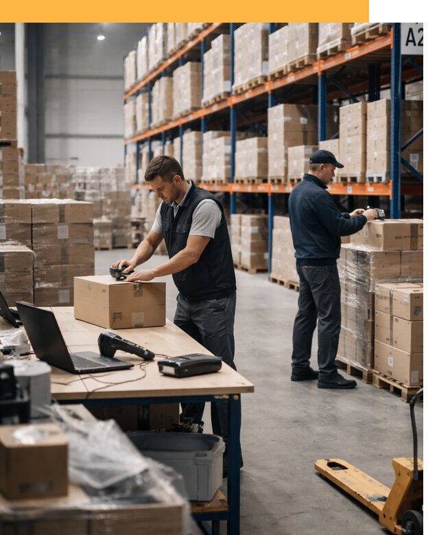 Склад консолидации в Европе: хранение, сортировка от 6571